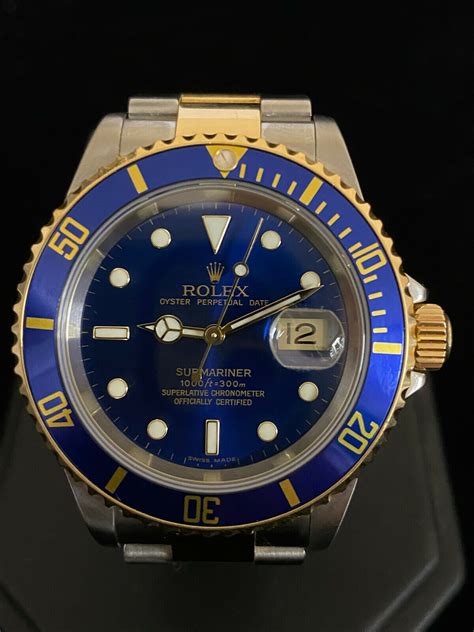 rolex or et bleu|rolex blue watch review.